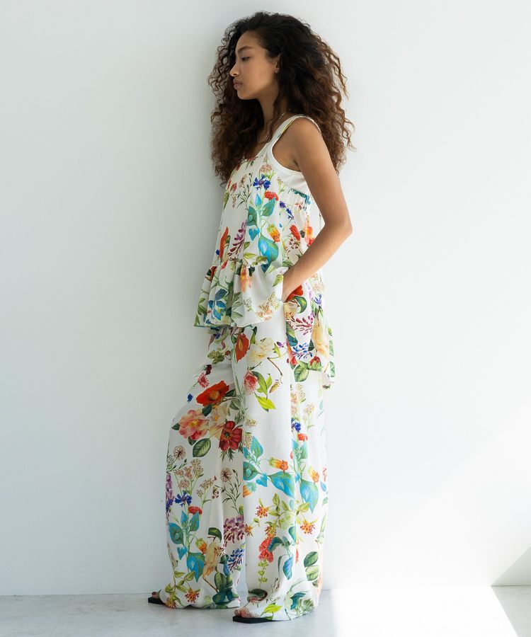 GARAGE OF GOOD CLOTHING「【日本製】フラワープリントキャミソール」|ベスト・ジレ|