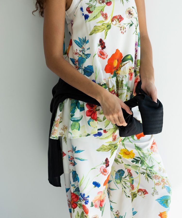 GARAGE OF GOOD CLOTHING「【日本製】フラワープリントキャミソール」|ベスト・ジレ|