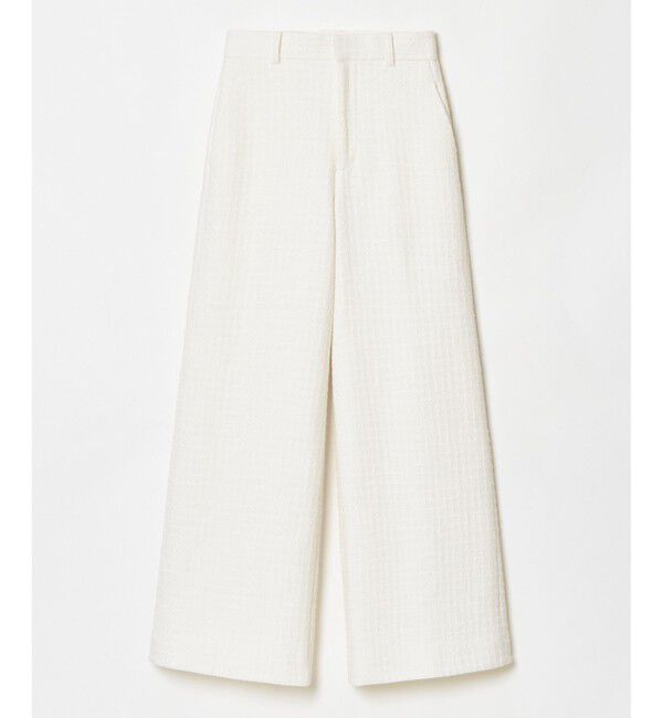 LOULOU WILLOUGHBY「【LOULOU WILLOUGHBY】スラブツイードワイドパンツ」|その他|