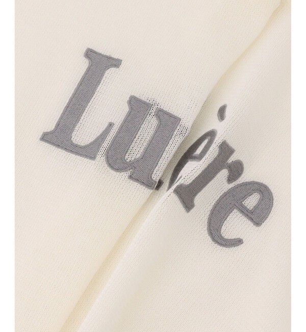 allureville「エンブロイダリーロゴニットＴ」|ニット・セーター|