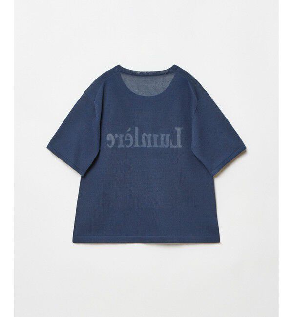 allureville「エンブロイダリーロゴニットＴ」|ニット・セーター|