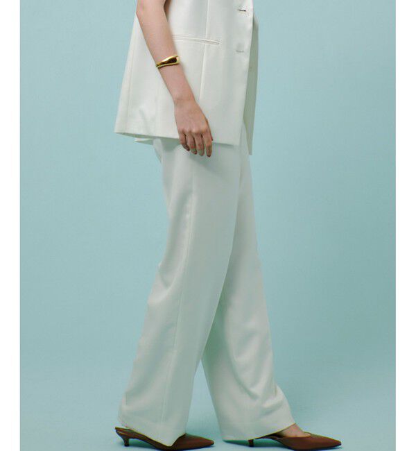 allureville「エアリービエラタックパンツ」|チノ|