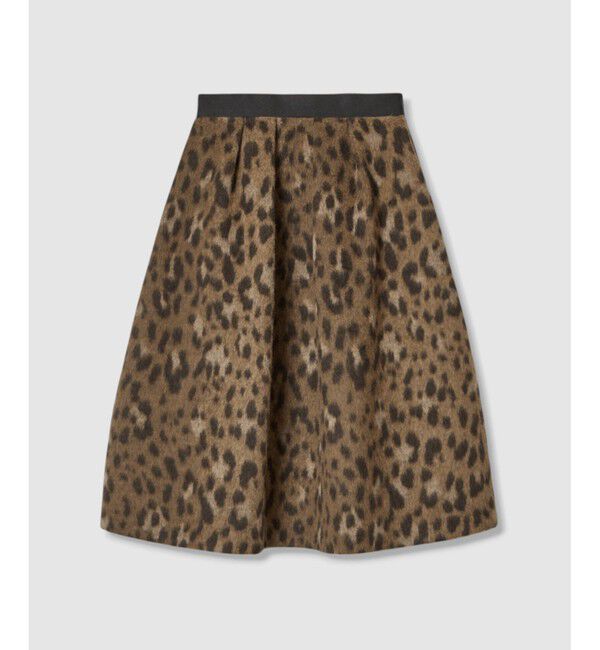 allureville「MILIORレオパードスカート」|スカート|