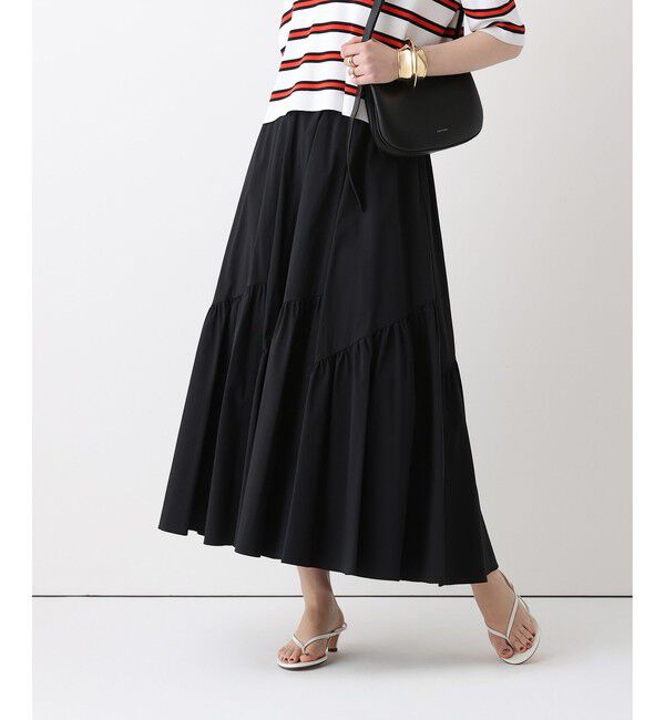 allureville「◇バイヤス切替ギャザースカート」|スカート|