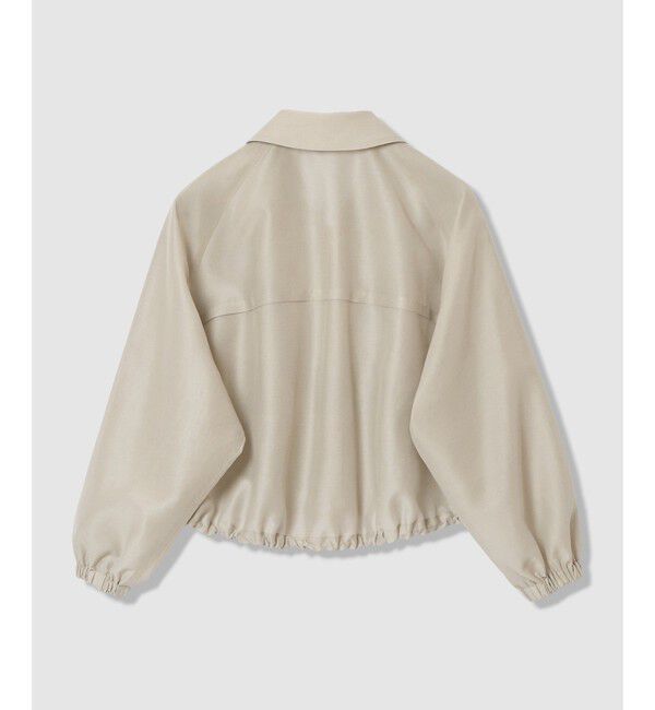 allureville「オーガンジーステンカラーブルゾン」|ブルゾン・スタジャン|