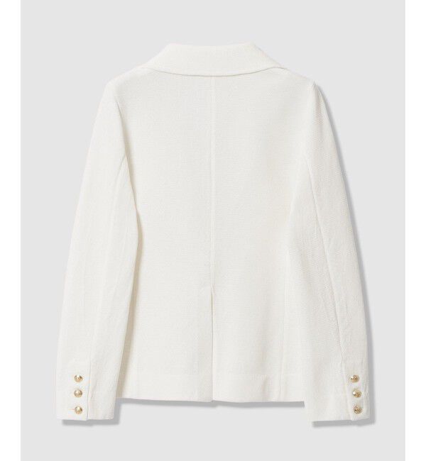 allureville「カノコストレッチニットジャケット」|テーラードジャケット|