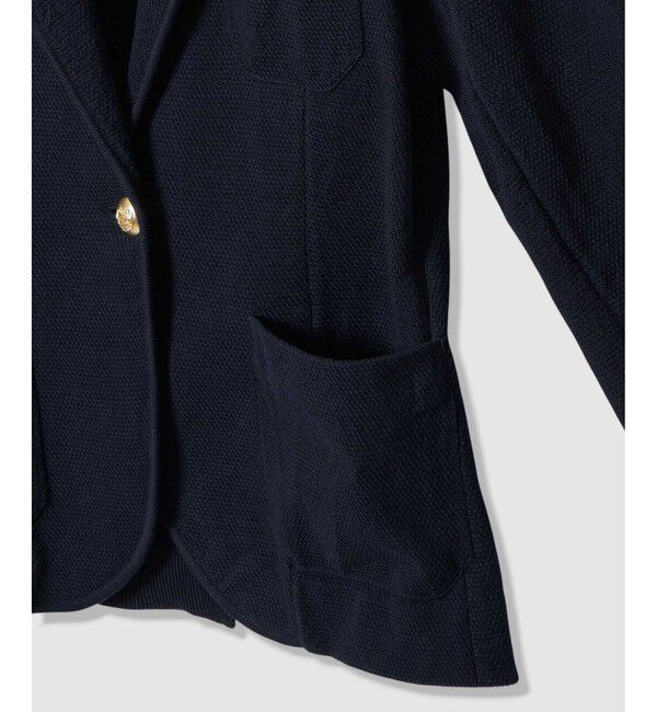 allureville「カノコストレッチニットジャケット」|テーラードジャケット|