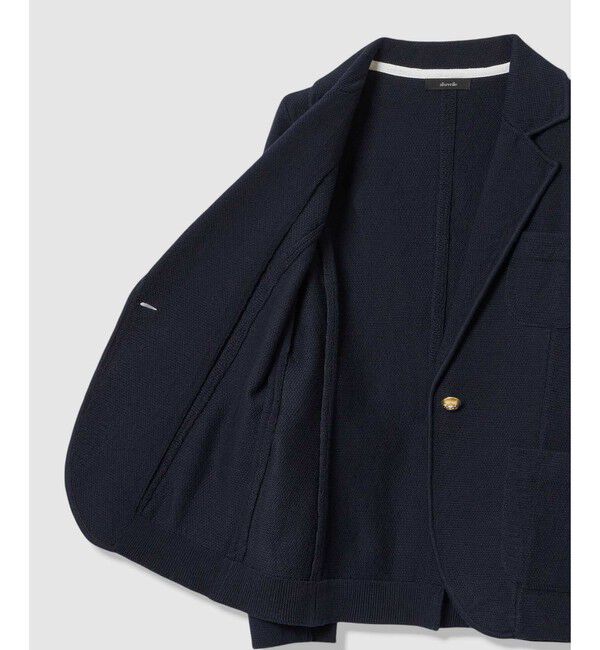 allureville「カノコストレッチニットジャケット」|テーラードジャケット|