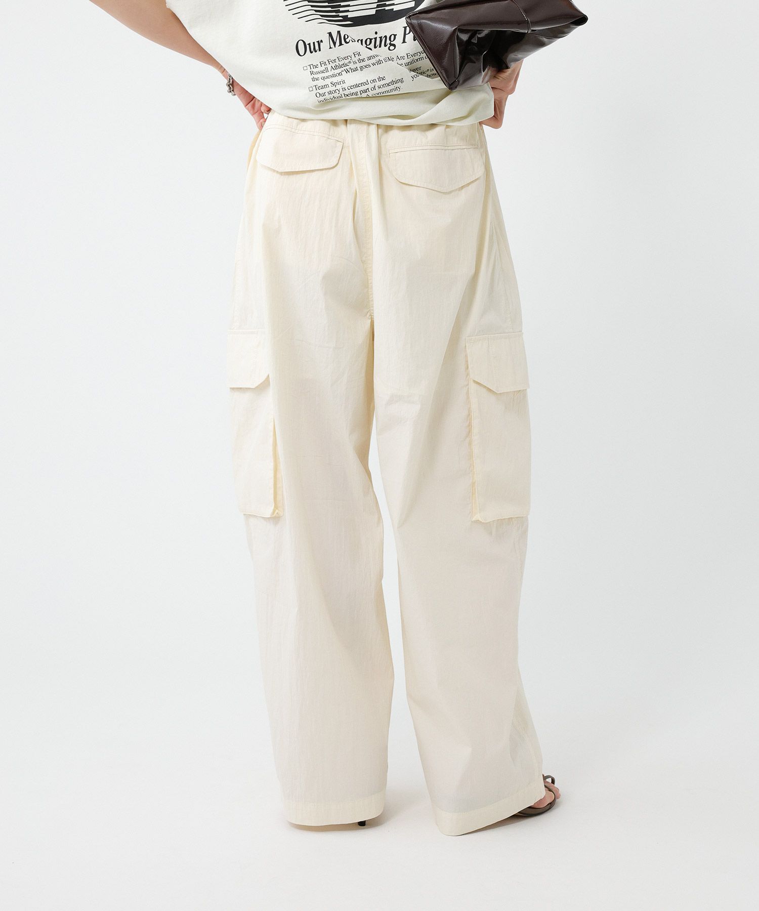 BABYLONE「コットンナイロンカーゴパンツ」|カーゴ|