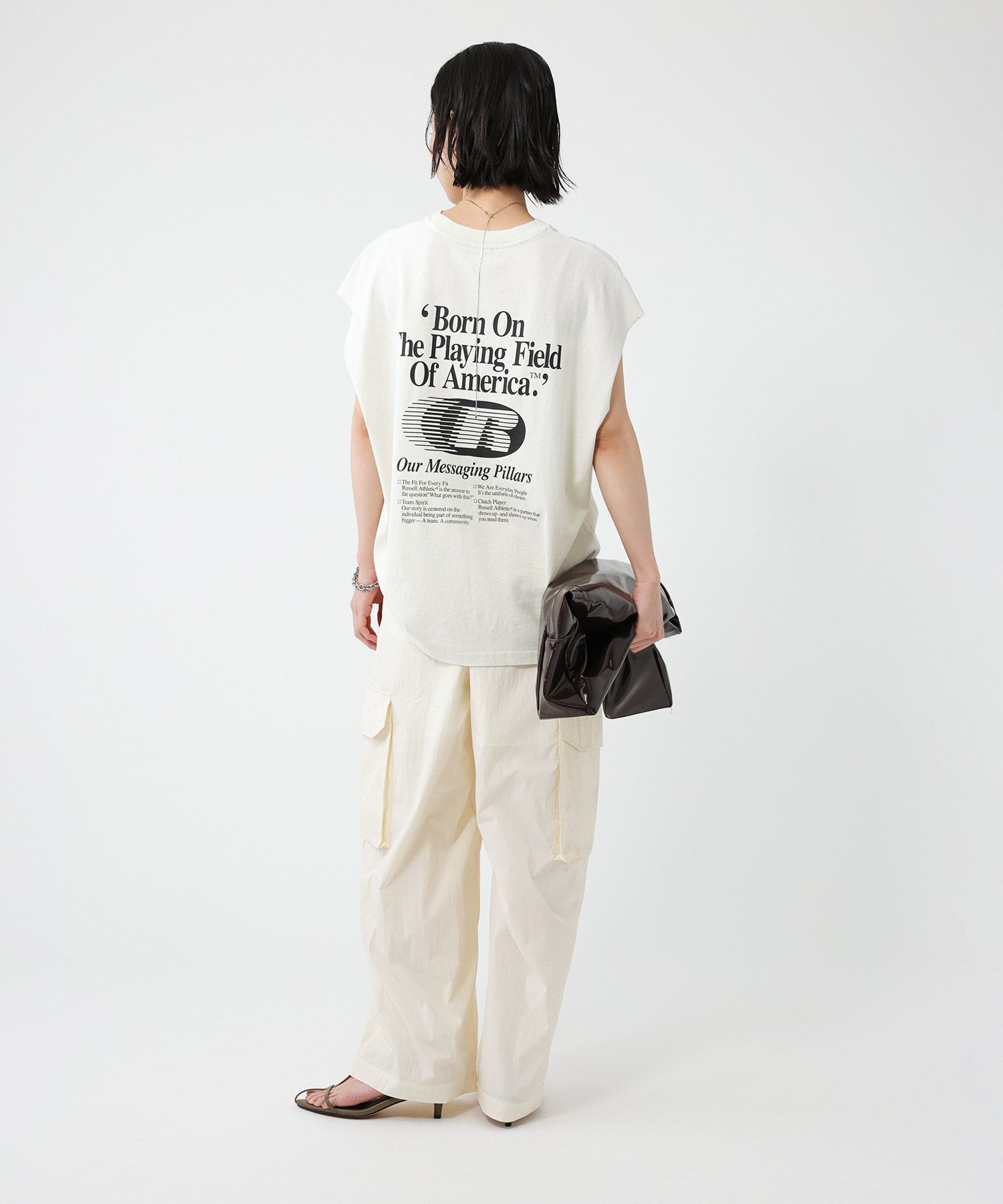 BABYLONE「コットンナイロンカーゴパンツ」|カーゴ|