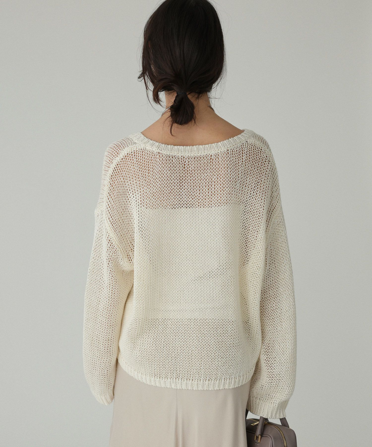 BABYLONE「2WAYリネンプルオーバー」|ニット・セーター|