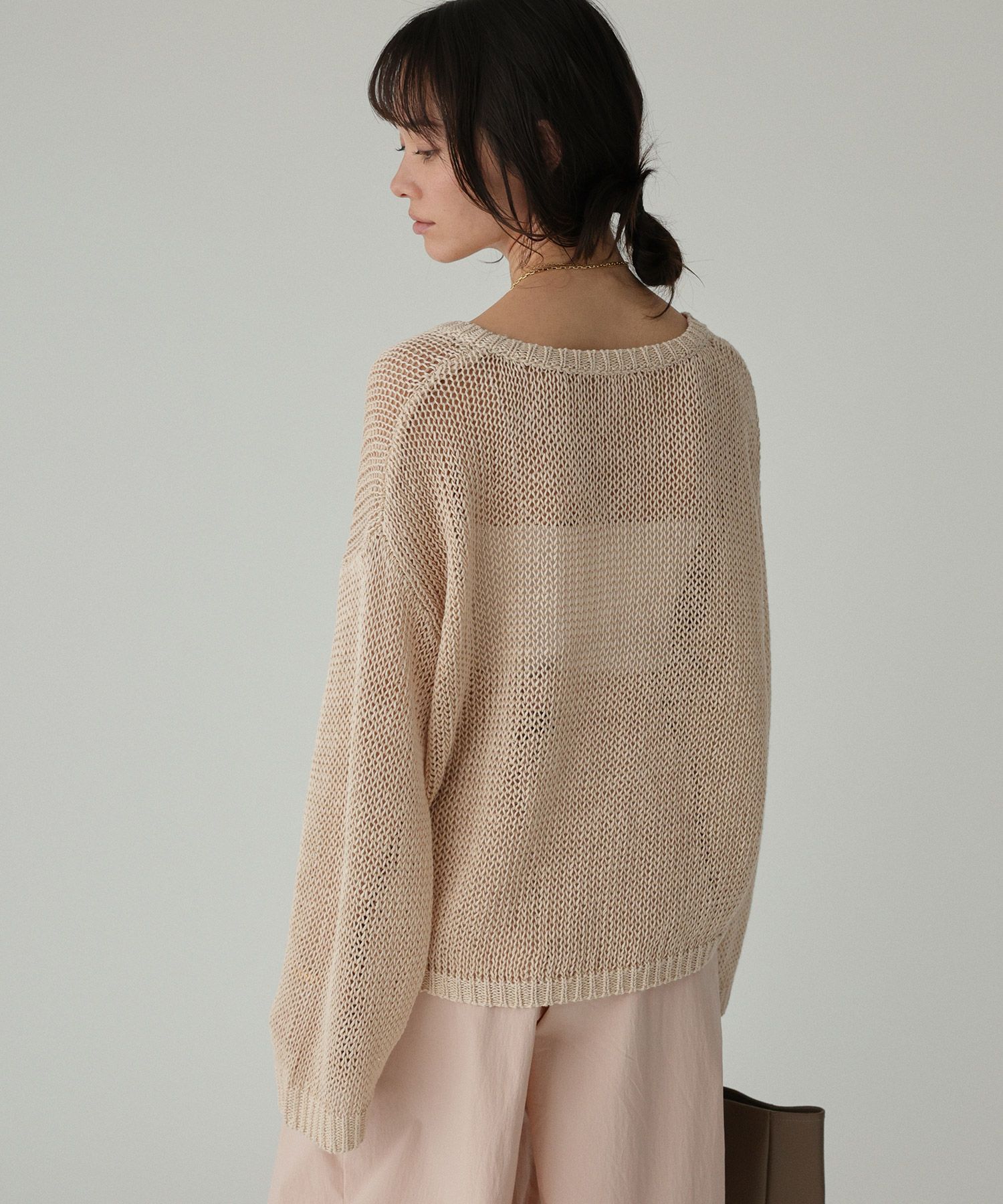 BABYLONE「2WAYリネンプルオーバー」|ニット・セーター|