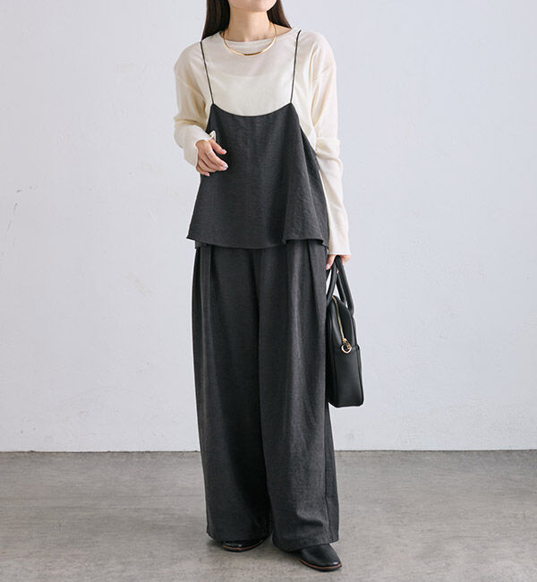  「【リバイバル】ナイロンチュールベロアクルーネックカットソー」|プルオーバー|