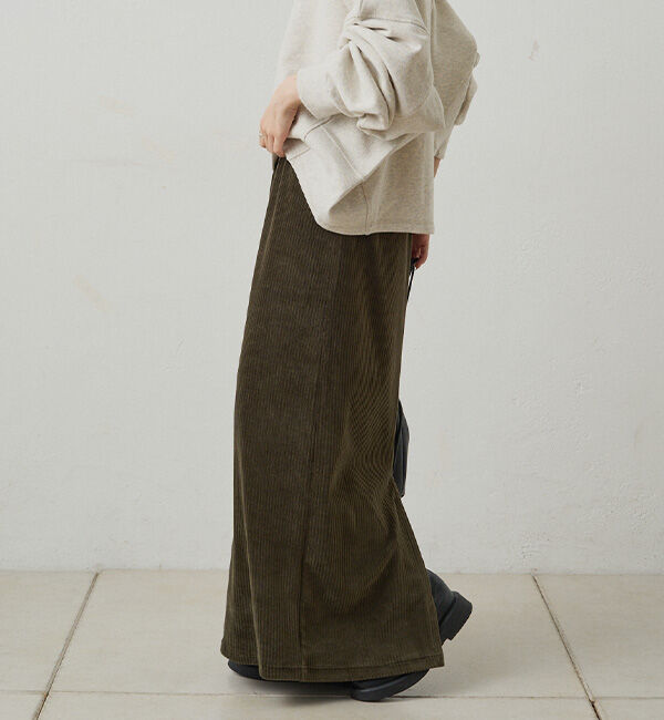  「【サイズ展開/＠yns628＆＠e_r_i_125企画】ストレッチコールスカート」|スカート|