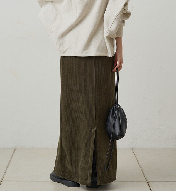  「【サイズ展開/＠yns628＆＠e_r_i_125企画】ストレッチコールスカート」|スカート|