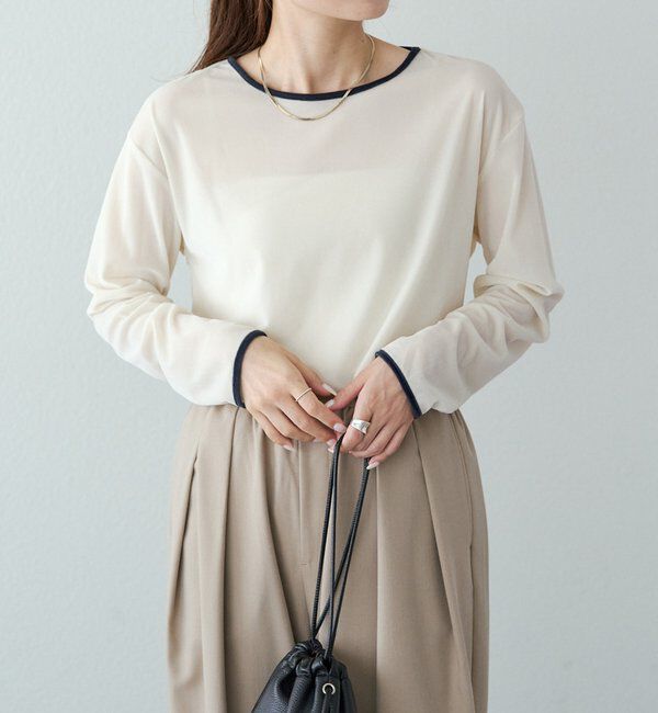  「ベロアリンガーカットソー」|Tシャツ・カットソー|