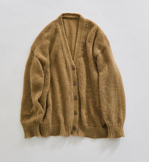  「3Gドロップ天竺ニットVネックカーディガン」|カーディガン|