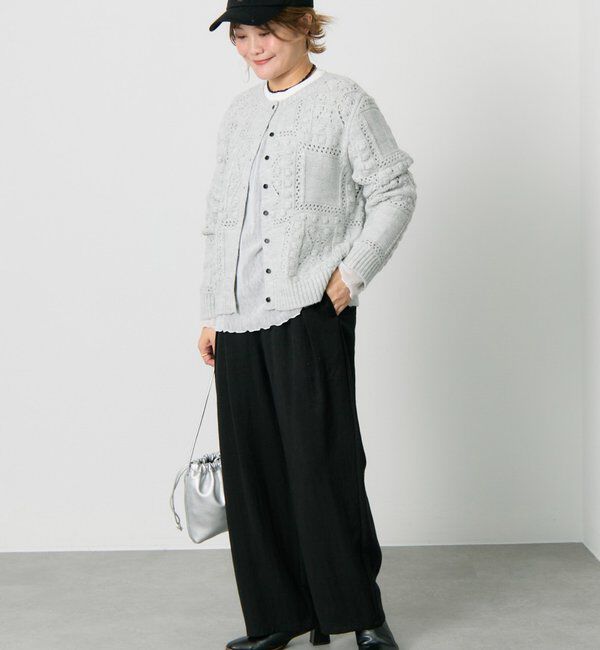  「ポップコーン編み2WAYニット」|ニット・セーター|