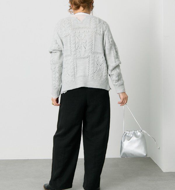  「ポップコーン編み2WAYニット」|ニット・セーター|