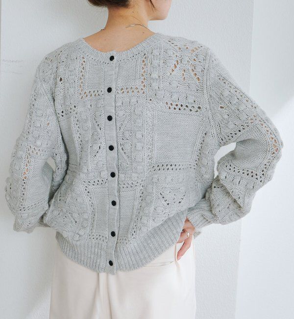  「ポップコーン編み2WAYニット」|ニット・セーター|