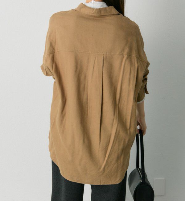  「起毛オーバーシャツブラウス」|シャツ・ブラウス|