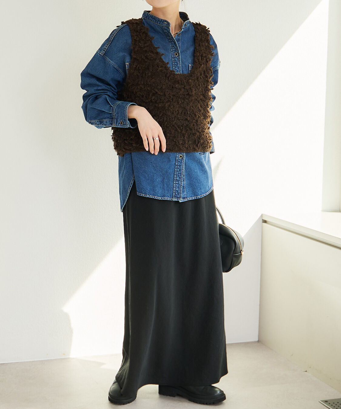  「ループフリンジニットビスチェ」|ニット・セーター|