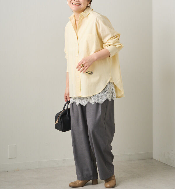  「リヨセルコットンオーバーシャツ」|シャツ・ブラウス|