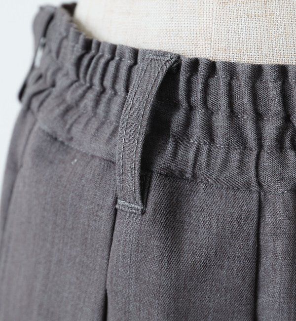  「【リニューアル】ツータックウエストゴムストレッチパンツ」|その他|
