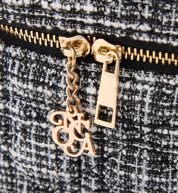  「チャーム付きキルティングバニティバッグ」|ショルダー・メッセンジャー|