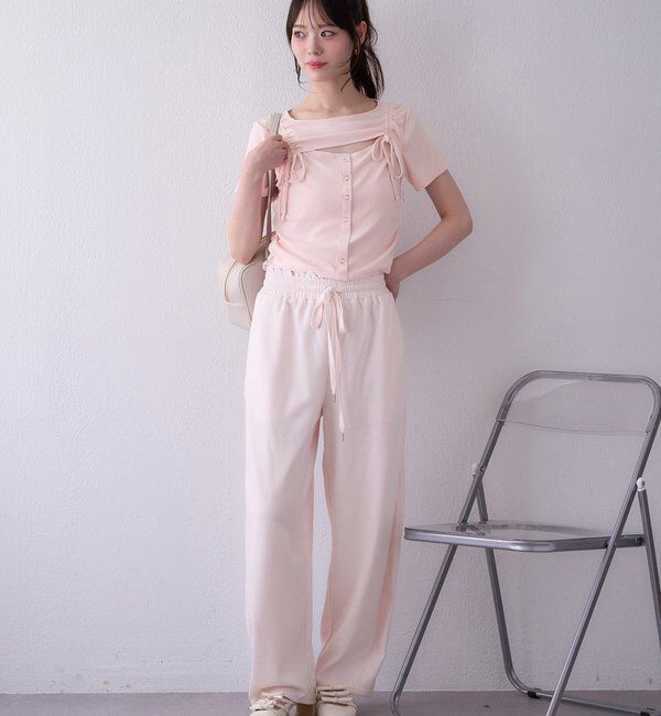  「レーススウェットカーブパンツ」|その他|