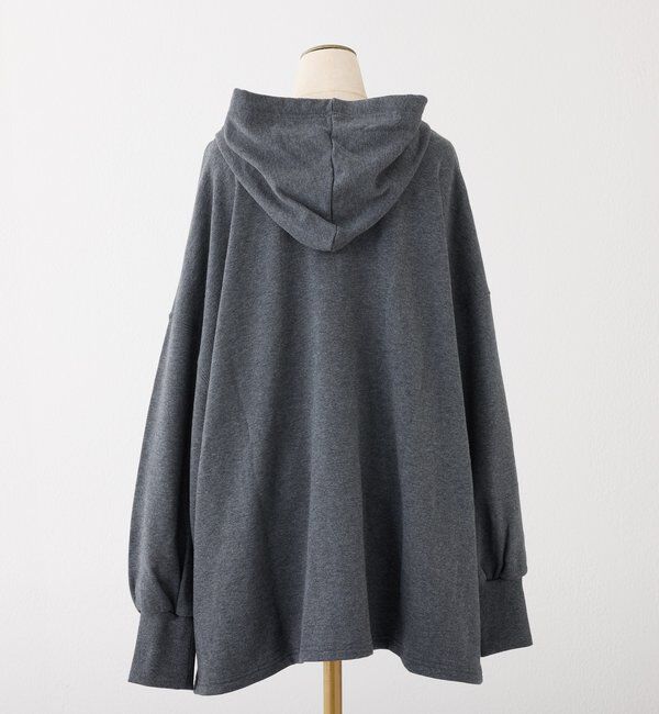  「【WEB限定】ビッグシルエットジップパーカー／裏毛」|プルオーバー|