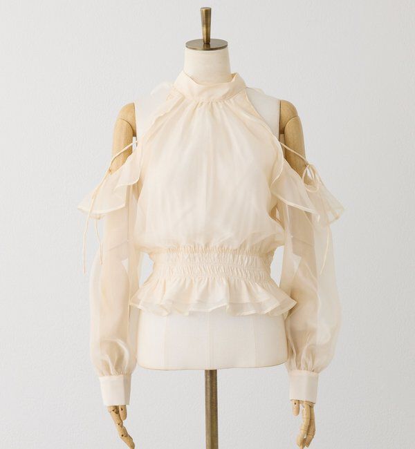  「バックリボンアメスリブラウス」|シャツ・ブラウス|