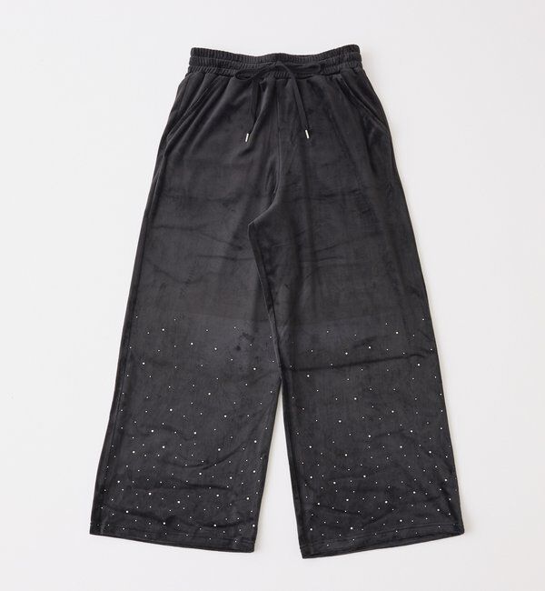  「セットアップ対応／裾ビジューカットパンツ」|その他|