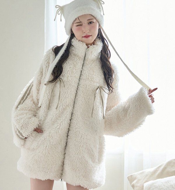  「シャギー猫耳ビーニー」|その他|