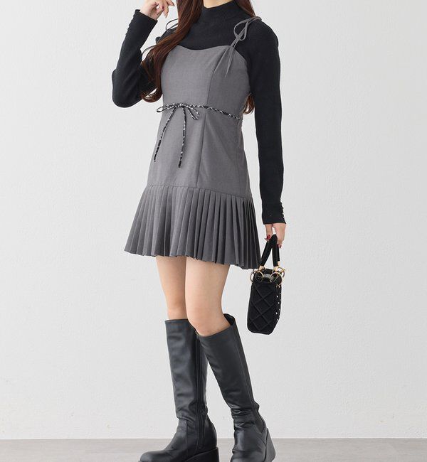  「肩リボンジャンスカ」|ワンピース|