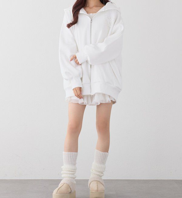  「ロゴグリッターパーカー」|プルオーバー|