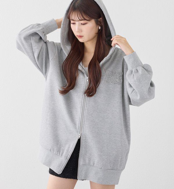  「ロゴグリッターパーカー」|プルオーバー|