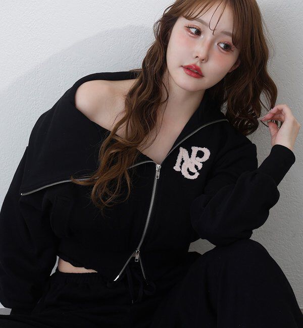  「【セットアップ可能】セーラーカラーロゴスウェット」|プルオーバー|