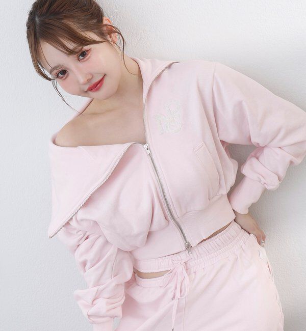  「【セットアップ可能】セーラーカラーロゴスウェット」|プルオーバー|