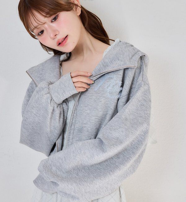  「チュールロゴパーカー」|プルオーバー|