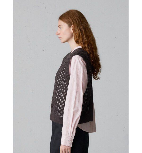 MidiUmi「MidiUmi メッシュニット2WAYベスト」|ベスト・ジレ|