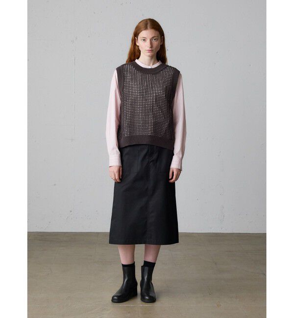 MidiUmi「MidiUmi メッシュニット2WAYベスト」|ベスト・ジレ|