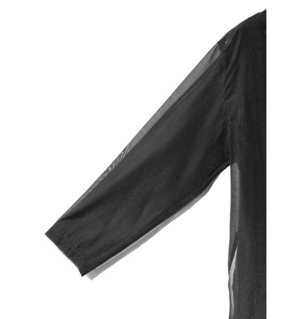 MIDIUMISOLID「MIDIUMISOLID for Ladies シアーシャツジャケット」|テーラードジャケット|