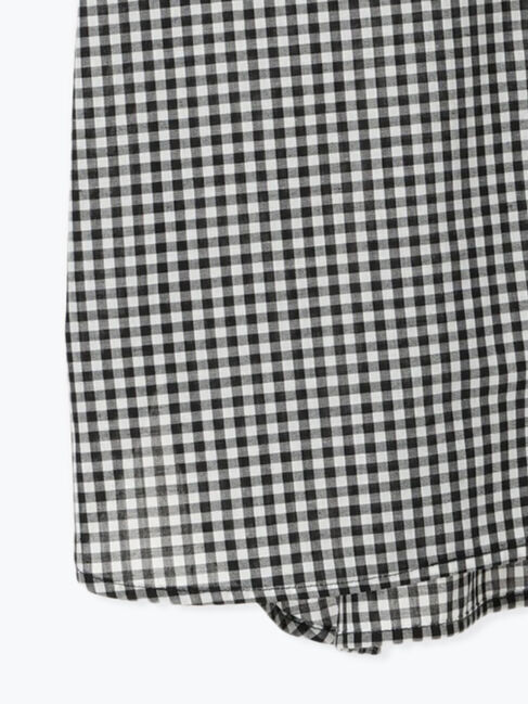 Lugnoncure「【イージーケア】無地/柄アソート金釦バンドカラーシャツ」|シャツ・ブラウス|