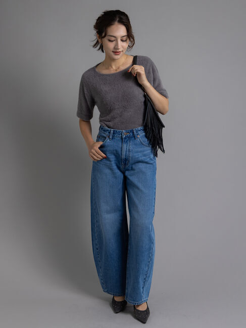 Te chichi「【EDWIN別注】カーブテーパードデニム《2025Autumn catalog item》」|その他|ブルー