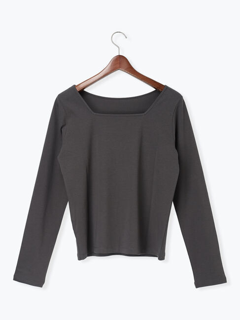 Te chichi「前後2WAYネックデザインロンT《2026 spring catalog item》」|Tシャツ・カットソー|