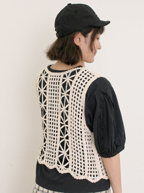 Samansa Mos2「テープベスト」|ダウンベスト・ベスト|