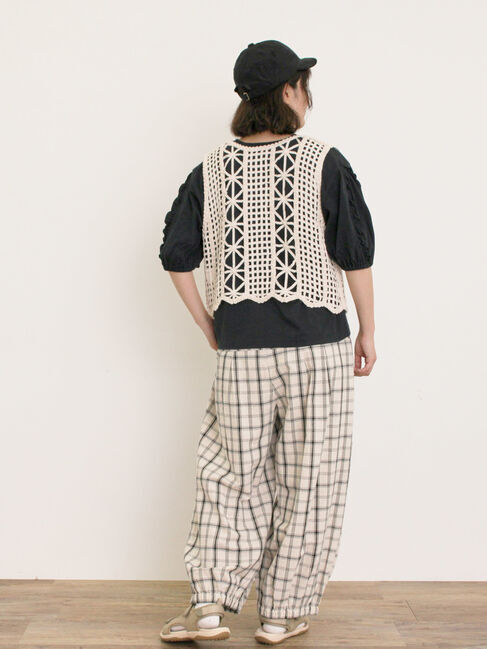 Samansa Mos2「テープベスト」|ダウンベスト・ベスト|