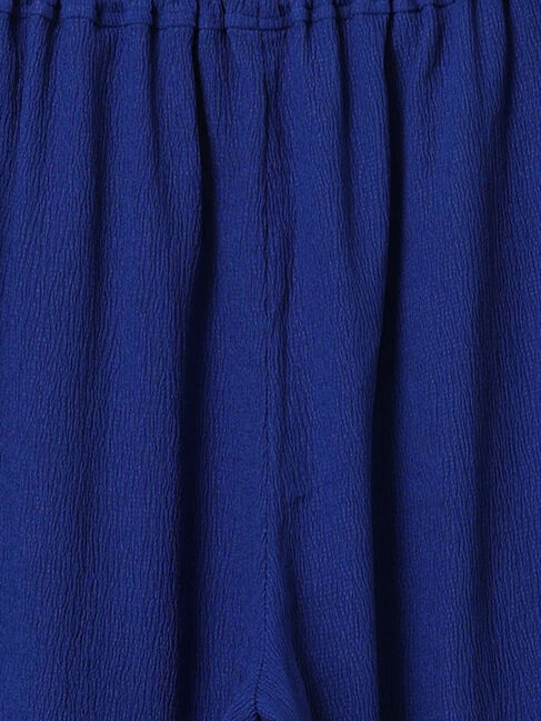 Samansa Mos2 blue「楊柳ハイウエストパンツ」|その他|