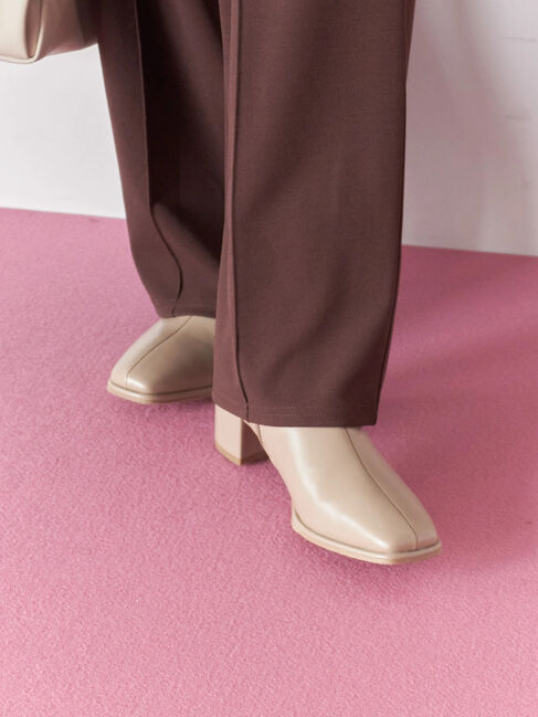 Samansa Mos2 blue「【マエストロ監修】ストレスフリーショートブーツ」|ビジネス・ドレスシューズ|